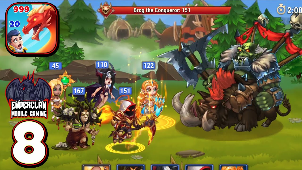 Hero Wars Alliance Gameplay All Levels Walkthrough (Mobile Game) - Part 8 Chapter 4 Deadlands Guide