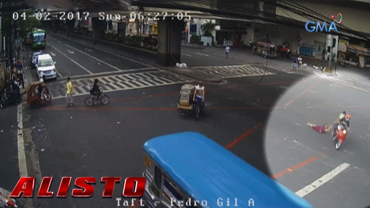 Alisto: Babae, nakaladkad ng motor ng riding-in-tandem!