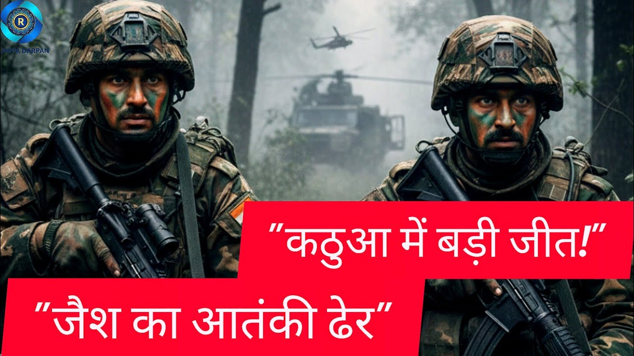 Army Encounter in Kathua: जैश का पाकिस्तानी आतंकी ढेर! | J&K Security Force Operation