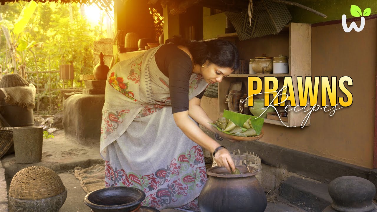 Shrimp Recipes | Crispy Prawns Fry | Shrimp Pakora Recipe | Prawns Masala | Village Lifestyle.