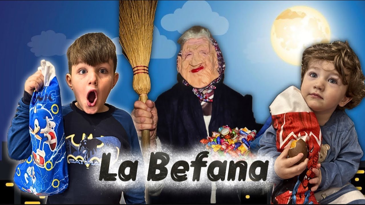 LA BEFANA ENTRA A CASA NOSTRA!! ANGIE LA VEDE 😱😱