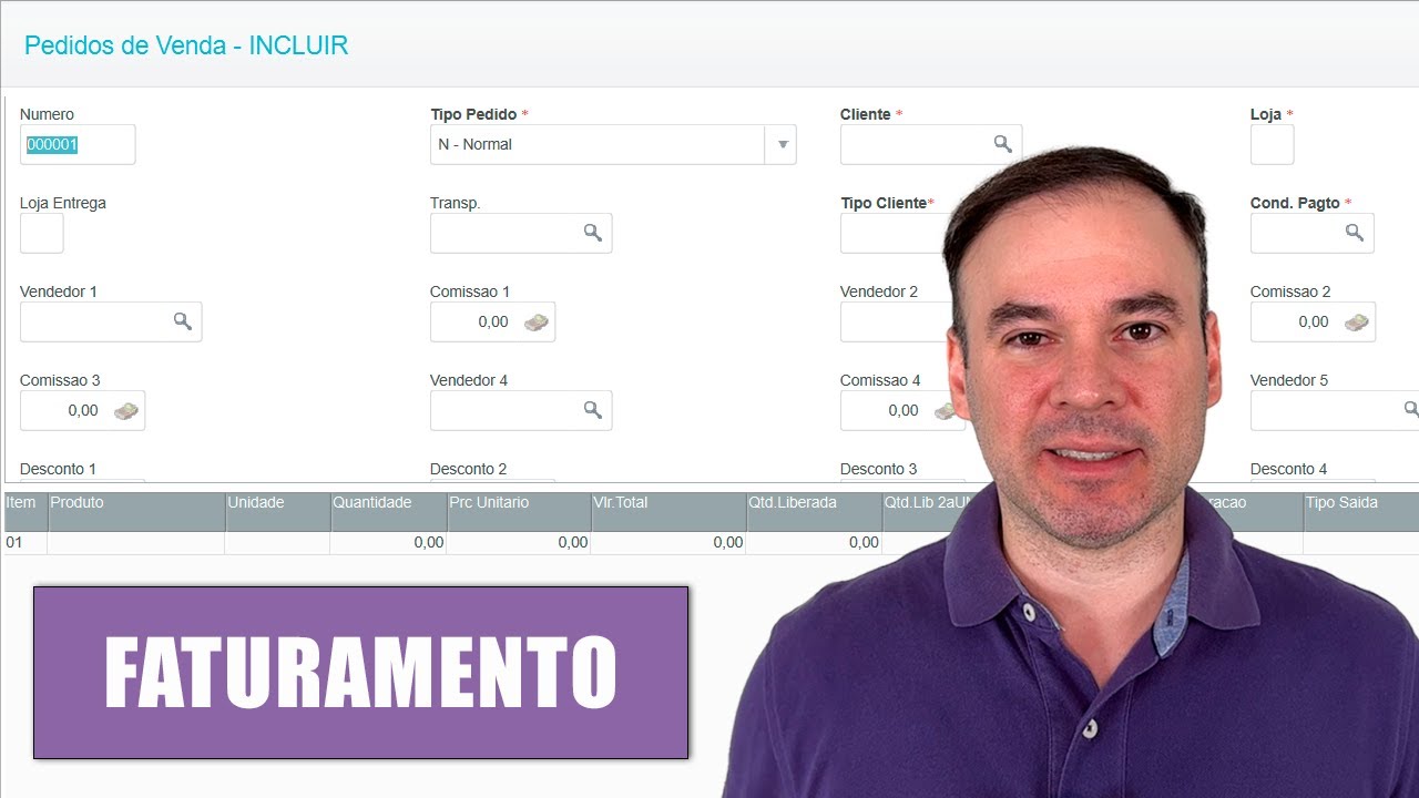 M&Oacute;DULO FATURAMENTO - TOTVS PROTHEUS