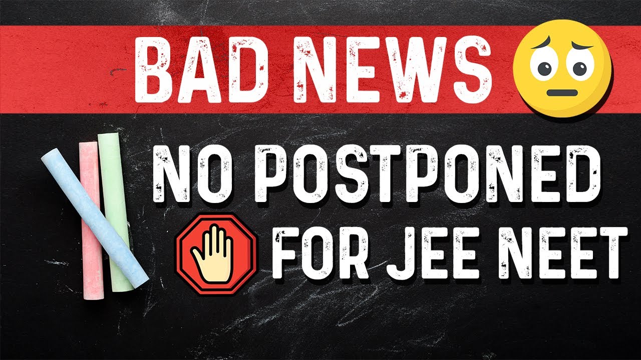 Bad News for JEE and NEET Student |No further Postponed| SC Decision |#jeeandneetpostponed