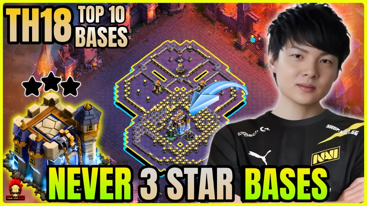 *NEVER 3 STAR*🔥TOWN HALL 18 Th18 WAR BASE With Link | TH18 LEGEND Base With Link | Clash of clans