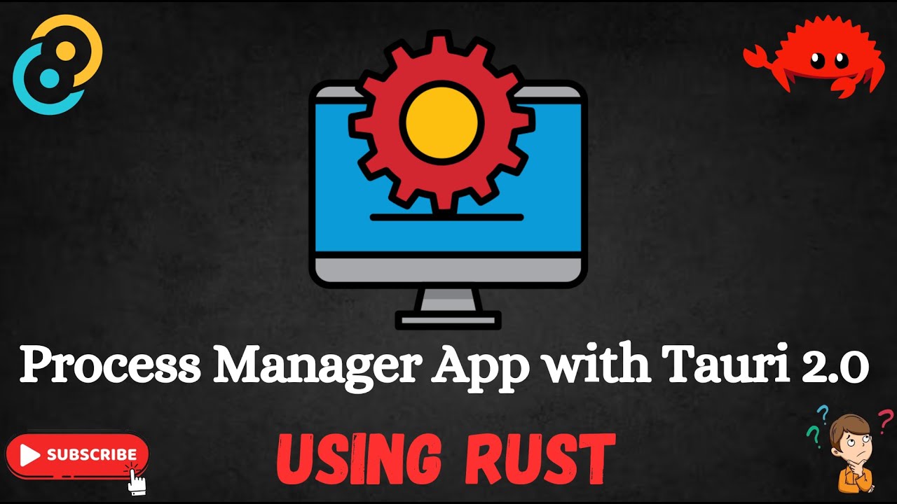 Build your own Process Manager with Tauri 2.0 using RUST | Tauri 2.0 | React | RUST | Desktop Dev