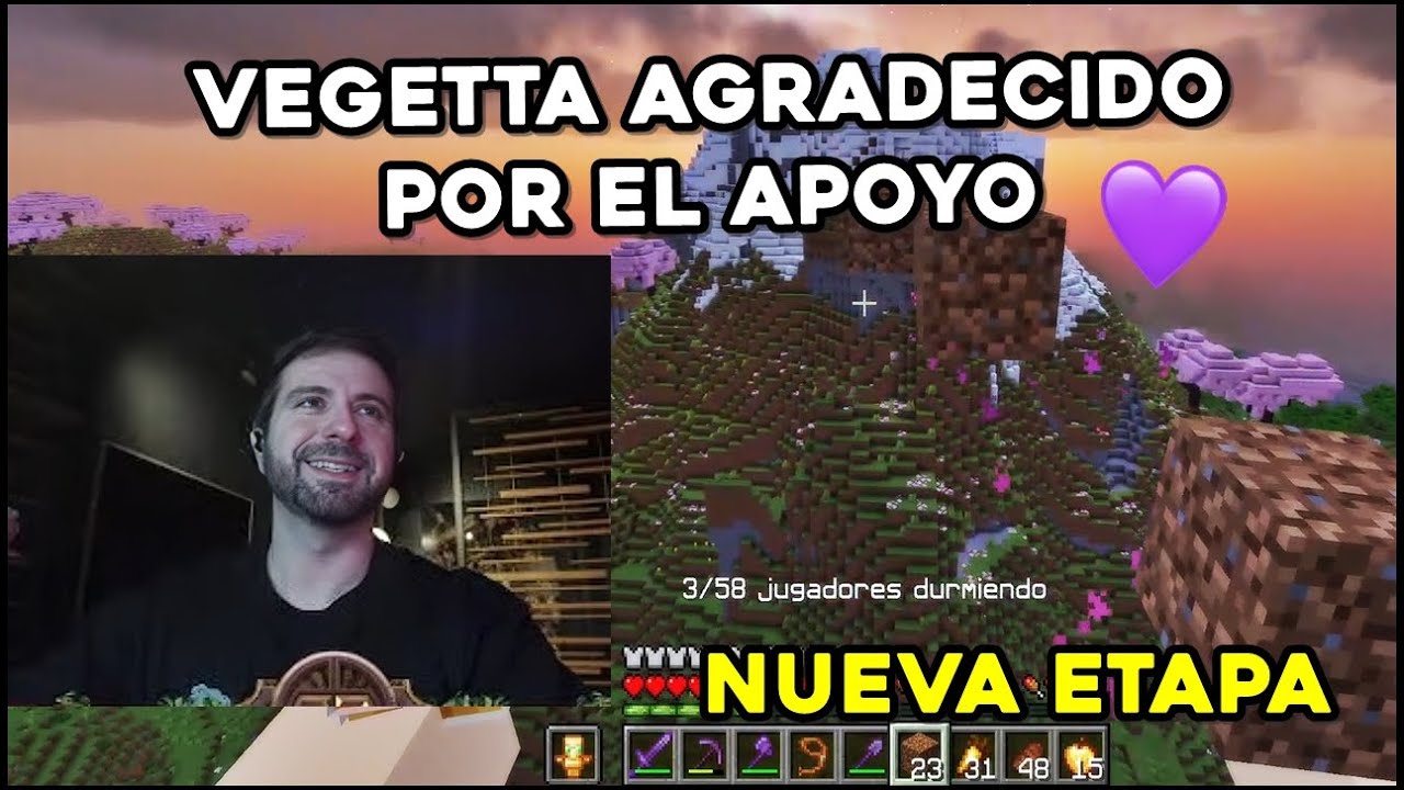VEGETTA se muestra ILUSIONADO por que CASA y agradece todo el cari&ntilde;o 💜