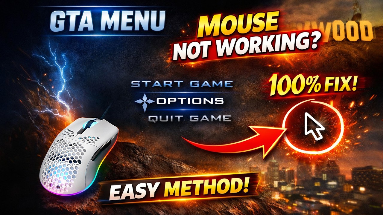 Fix GTA San Andreas Mouse Not Working on PC | GTA SA Mouse Problem Solution Windows 10/11