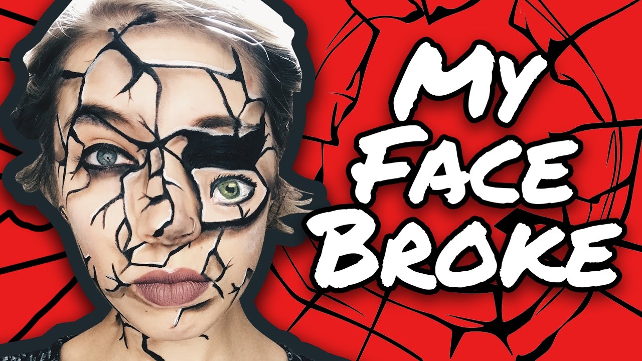 FEELING BROKEN - Life-Shattering Makeup Tutorial  // Makeup Your Mood | HISSYFIT