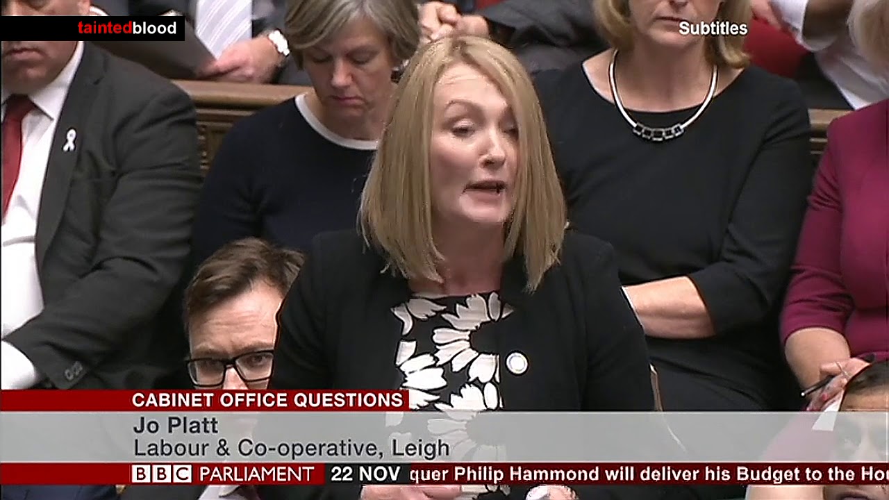 House of Commons : Jo Platt MP - Wednesday 22nd November 2017