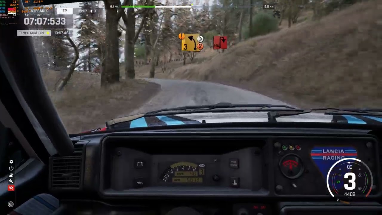 Assetto Corsa Rally Montecarlo RTX 3070 + 4770K 4K HIGH
