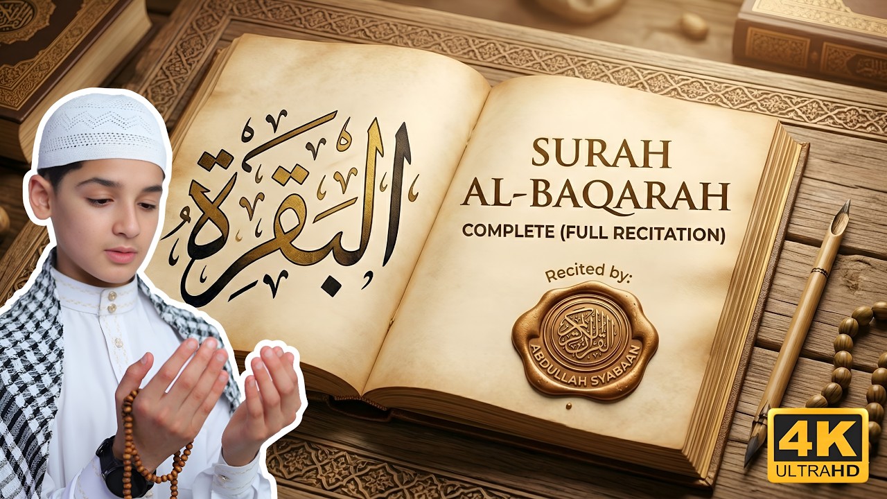 Deep Sleep Quran: Surah Al-Baqarah Full for Peace & Protection | سورة البقرة كاملة