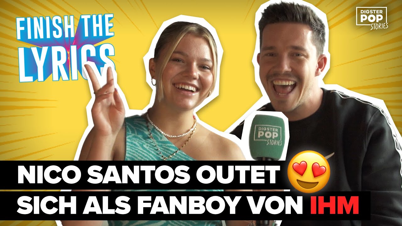 Finish The Lyrics: Nico Santos & Faye Montana singen Watermelon Sugar, Lieben wir & Co|In Your Arms