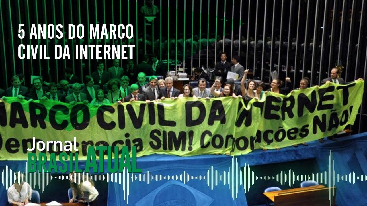 🔴 5 anos do Marco Civil da Internet &ndash; Decreto Bolsonaro no Jornal Brasil Atual (23.04.2019)