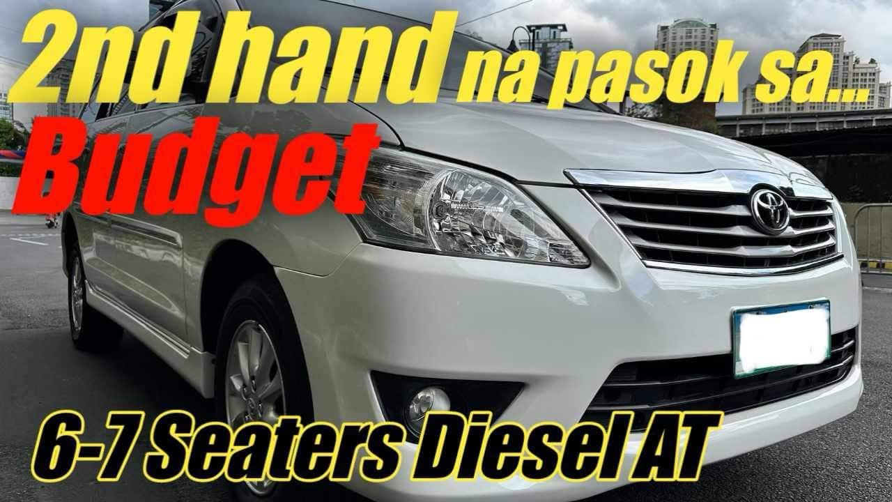 Second Hand MPV na Pasok sa Budget | TOYOTA Innova V Diesel AT
