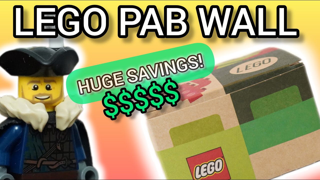 Я сэкономил кучу денег, используя LEGO PAB Wall! (По сравнению с ценами в интернете)