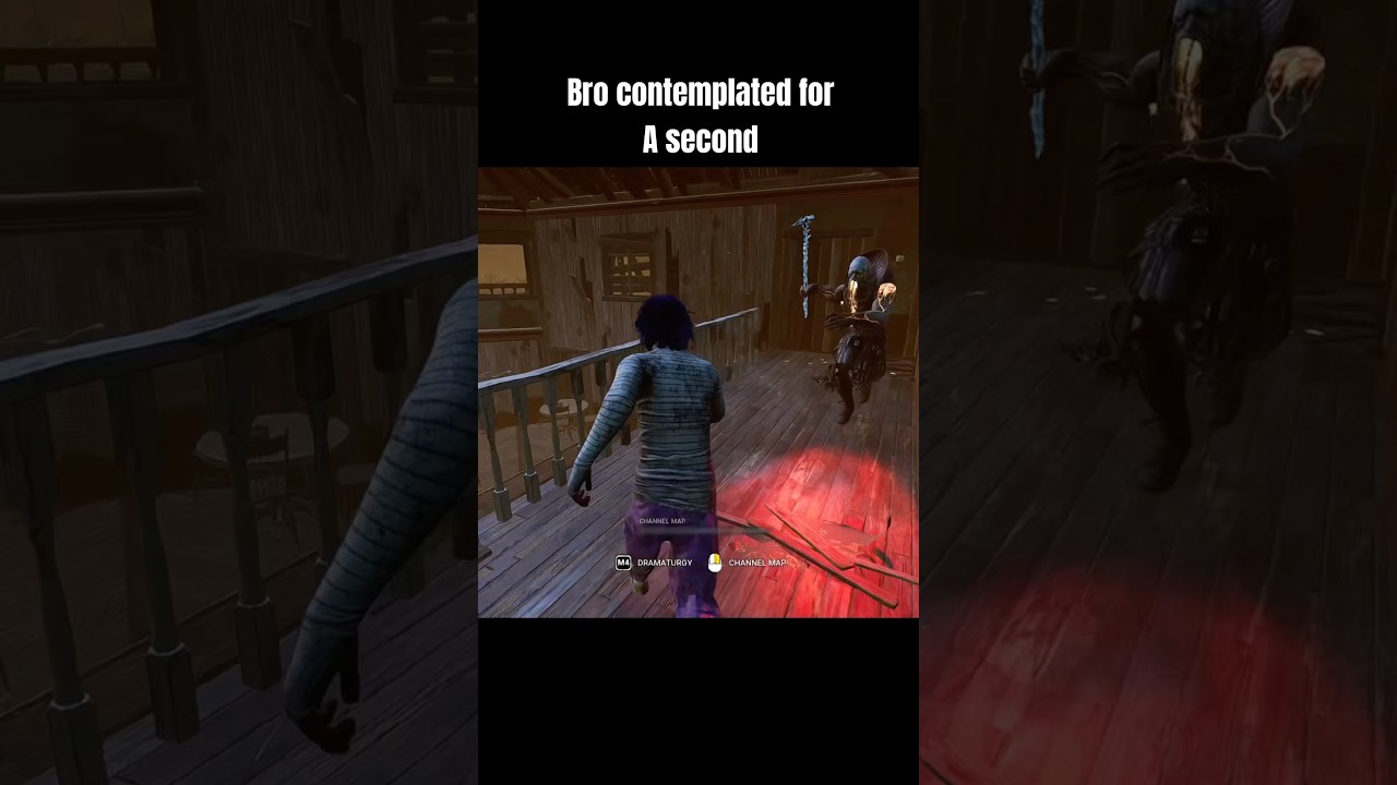 Hopefully he&rsquo;s alright. #dbd #deadbydaylight #blight #survivor #funny #viral
