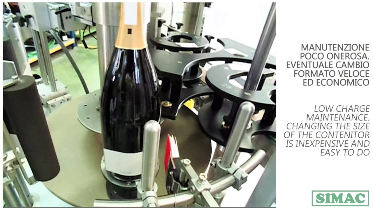 Piccola e Versatile Etichettatrice Rotativa  fino a 3 teste