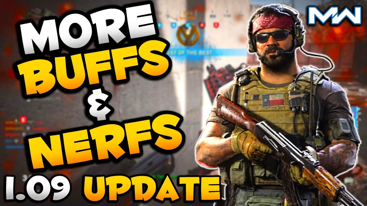 Modern Warfare: 1.09 Update Patch Notes | AUG Buff & 725 Nerf