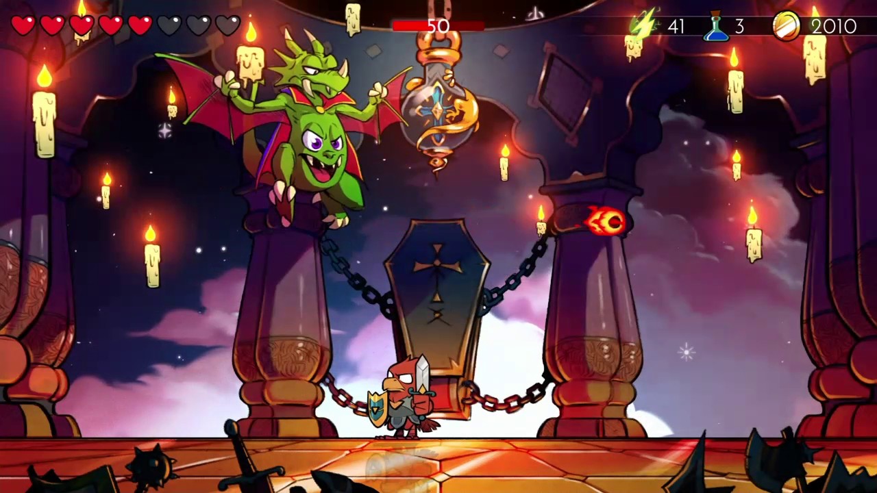 Wonderboy Dragon's Trap: Defeat Vampire Dragon