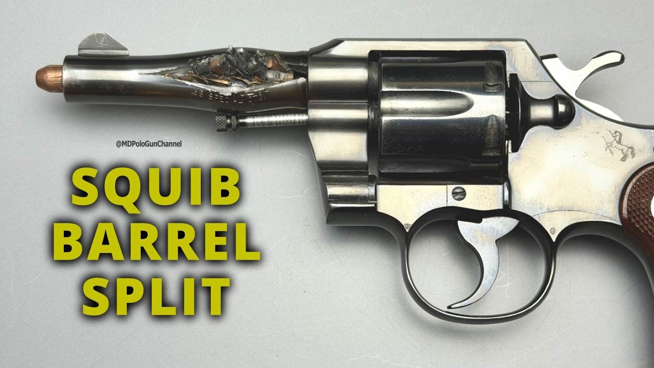 Squib Load Locked Up a Colt .38 Special Revolver!