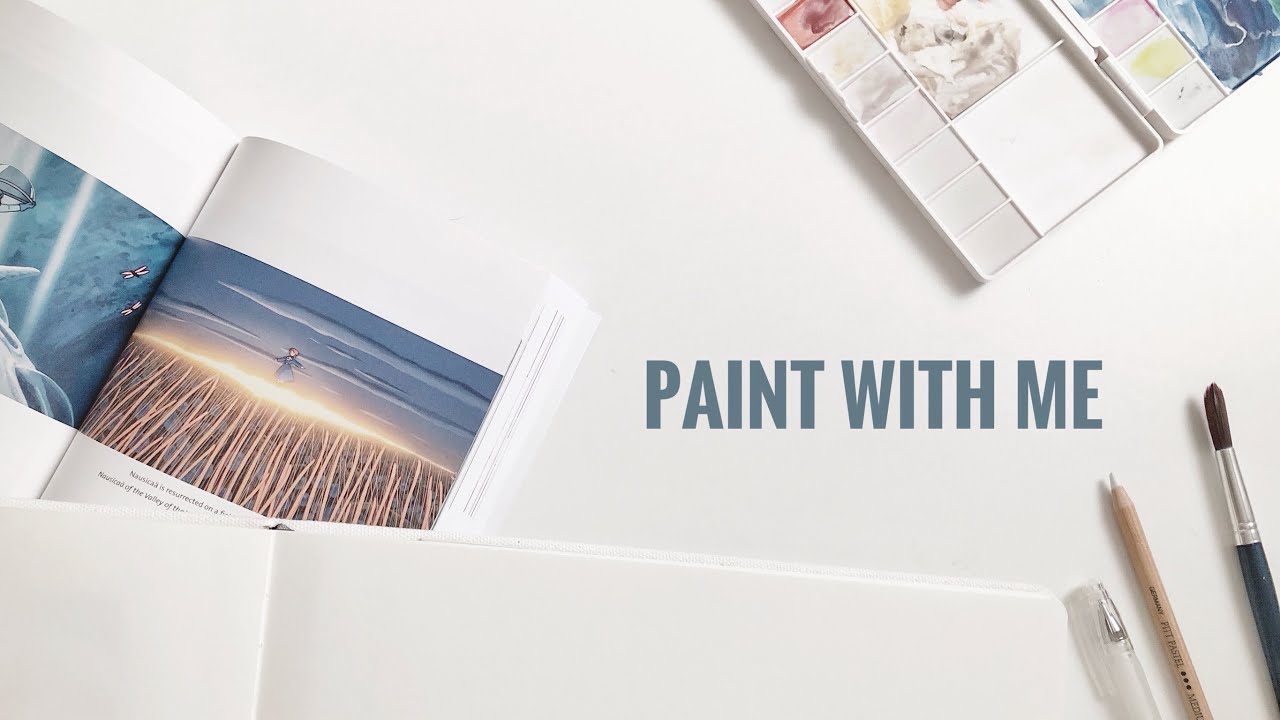 painting studio Ghibli scenes