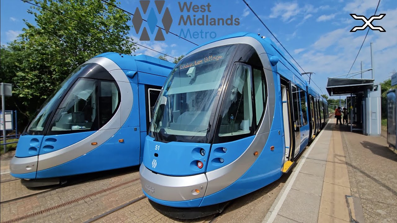 West Midlands Metro | Tram | Light rail | CAF Urbos | Birmingham | United Kingdom