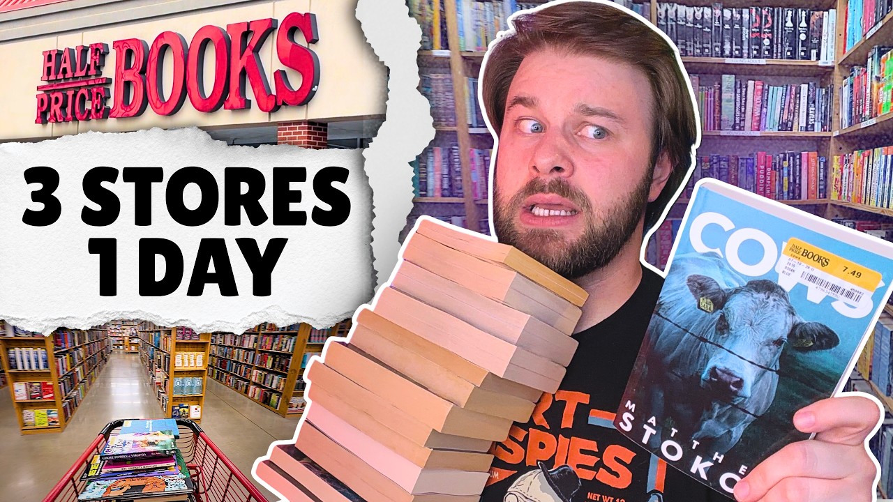 Я посетил ТРИ магазина Half Price Books за один день... Посмотрите, что я нашел!