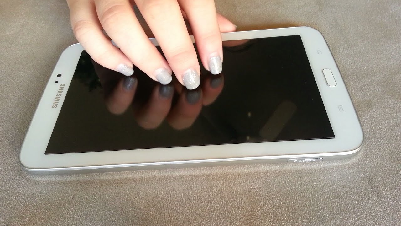 Nail Tapping on a Tablet for Relaxation and Tingles, ASMR