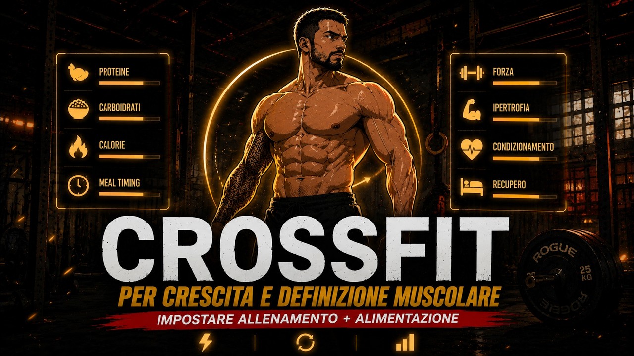 CrossFit per la crescita e la definizione muscolare | come impostare allenamento e alimentazione