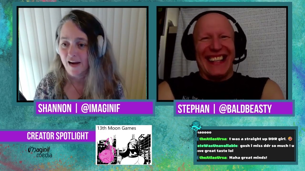 S1 E1 Creator Spotlight with Stephan Kelly of 13th Moon Games