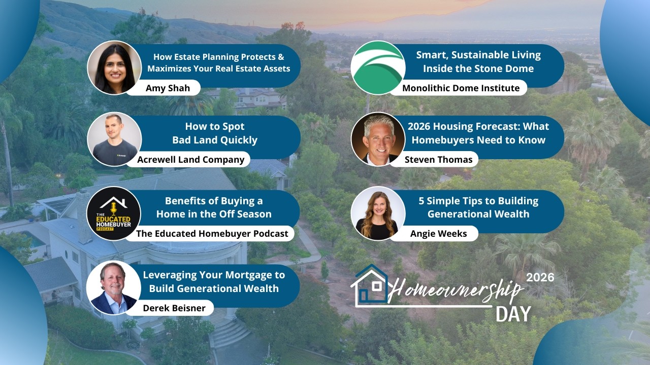 Homeownership Day 2026 Live Session Recording - Building Generational Wealth