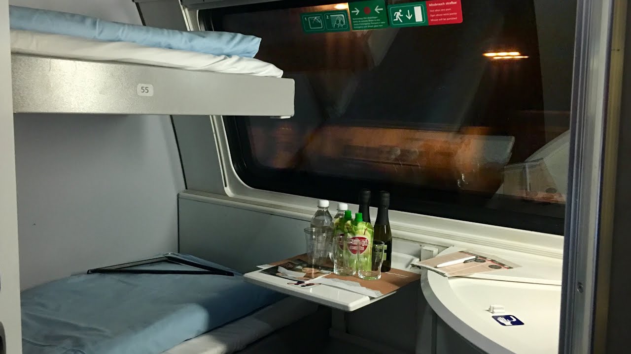 Riding New Nightjet Sleeper Train Zurich - Berlin in Sleeping Car