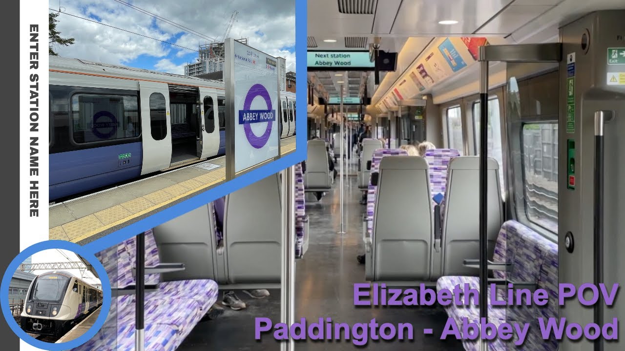 Full First Person Journey on the Elizabeth Line | Paddington to Abbey Wood