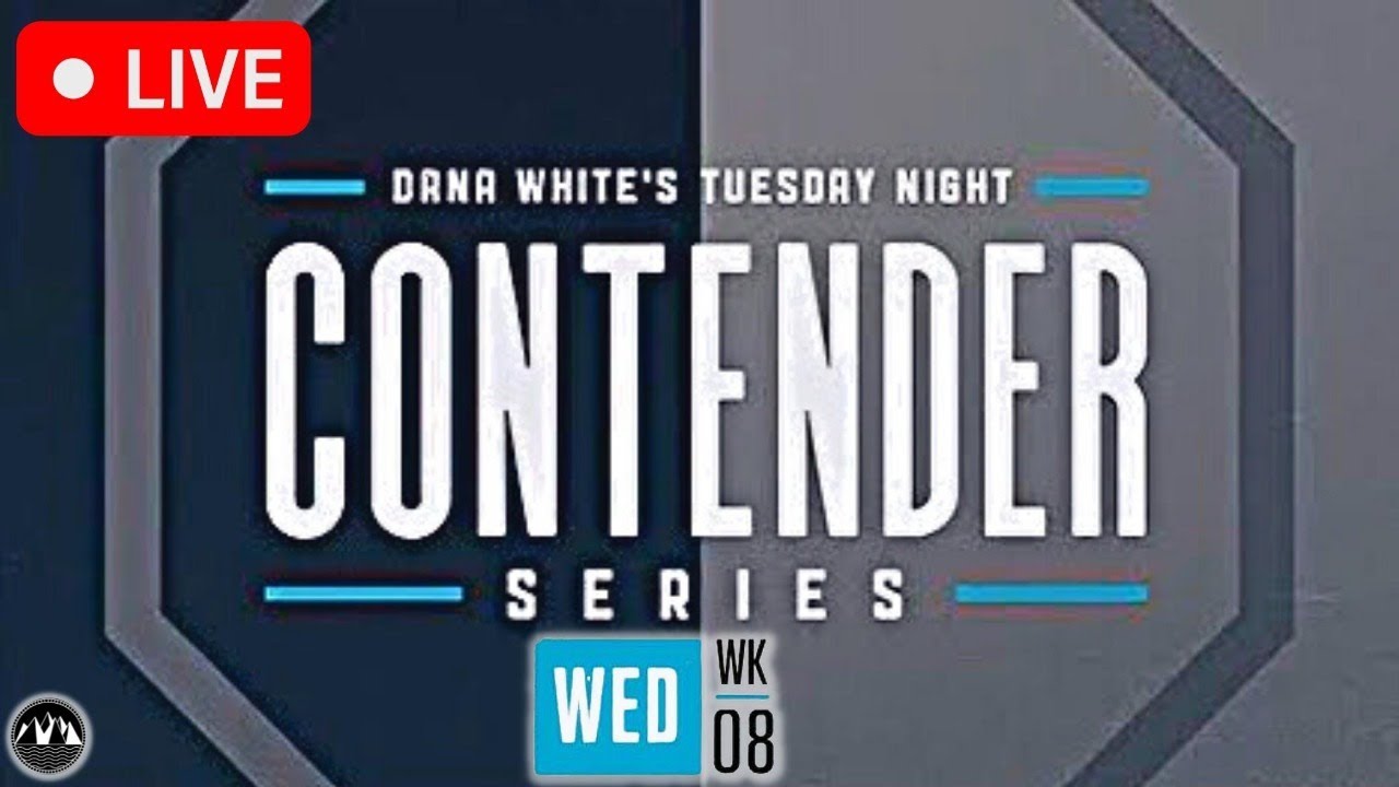WEEK 8 Dana White's Tuesday Night Contender Series | LIVE STREAM | UFC Watch Along MMA LIVESTREAM