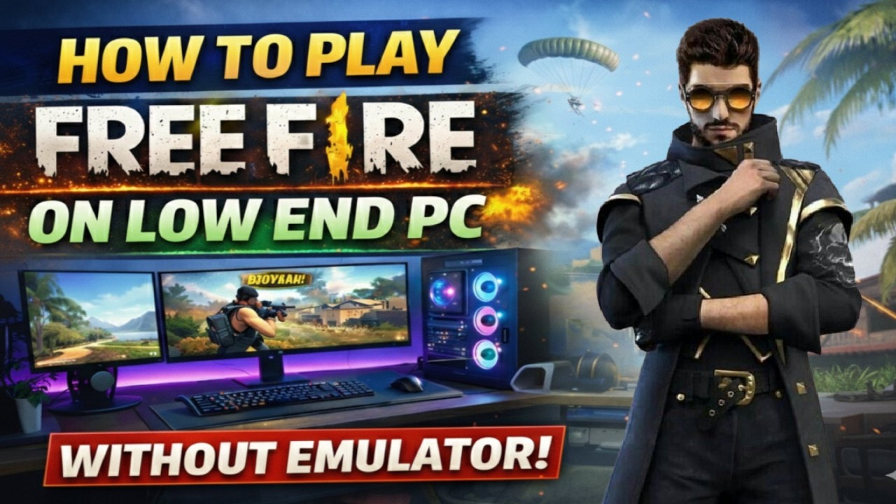 Free Fire on 2GB RAM PC 😱 | Core 2 Duo Without Emulator (2026)