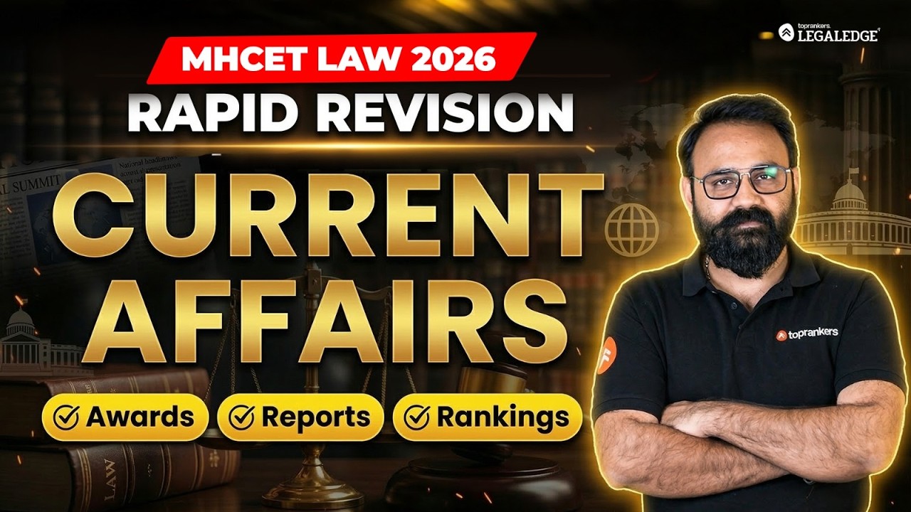 MHCET Law 2026 | Current Affairs  | Rapid Revision | Kabra sir  | LegalEdge