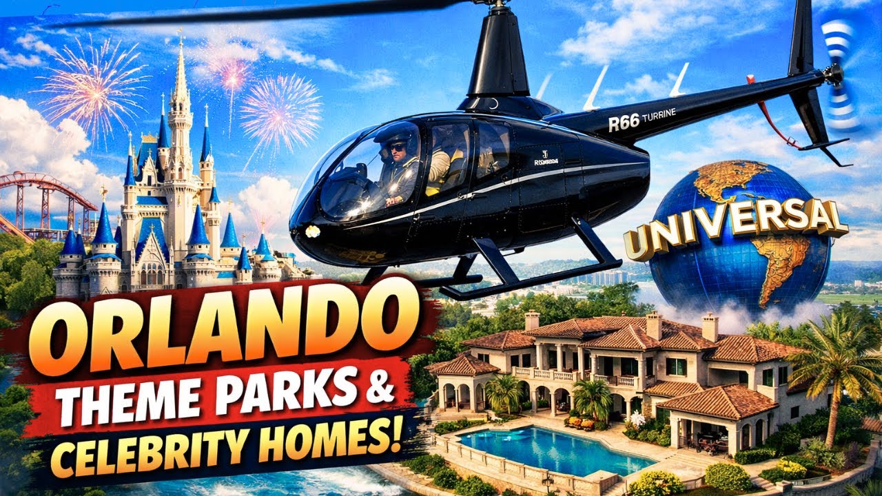 Orlando From Above: Incredible Aerial Footage of Florida's Theme Parks & Celebrity Homes