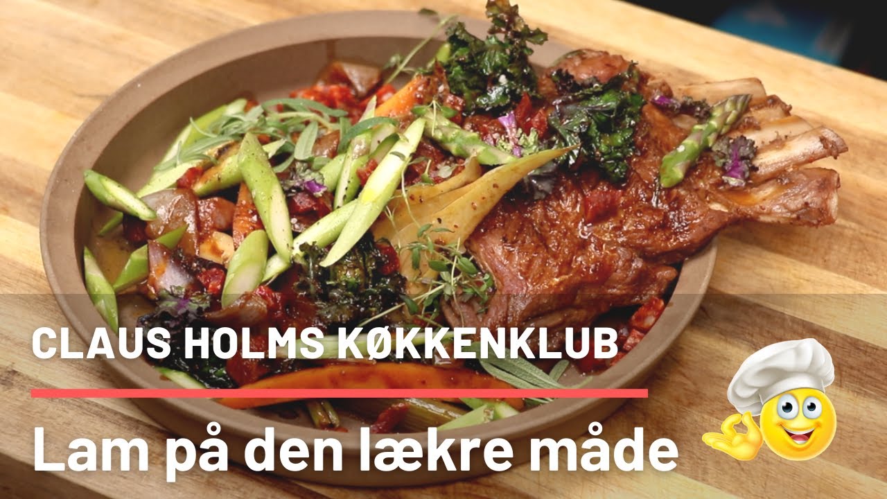 Lækkert lam i mørk øl og røget laks til forret. Claus Holm laver lam inspireret af den grønne ø.