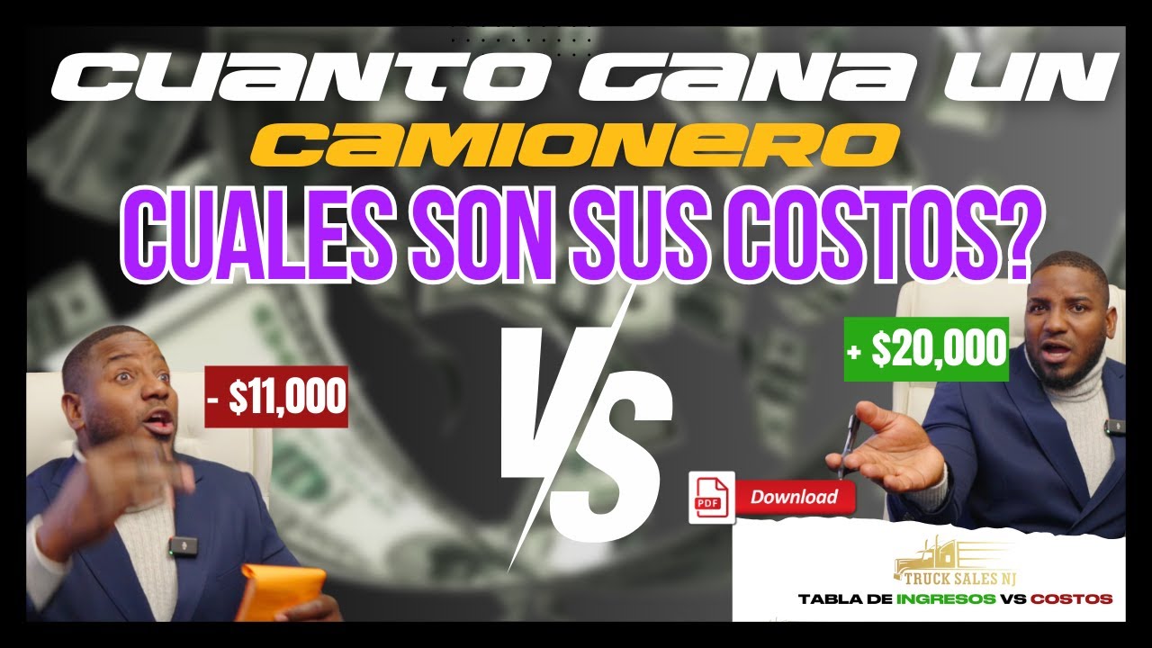 CUANTO GANA UN CAMIONERO? Cuales son sus costos....