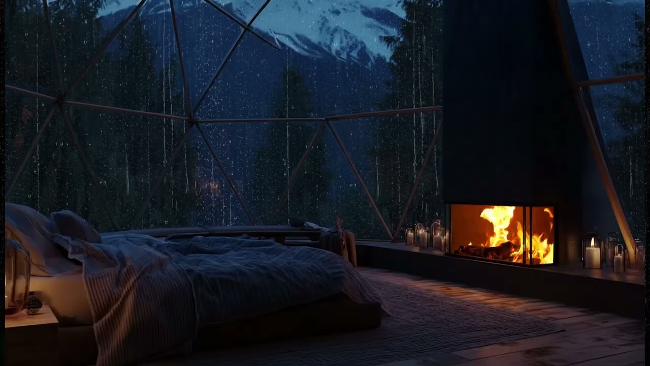 Raindrops on the Window & Soft Piano Music for Deep Sleep and Relaxation