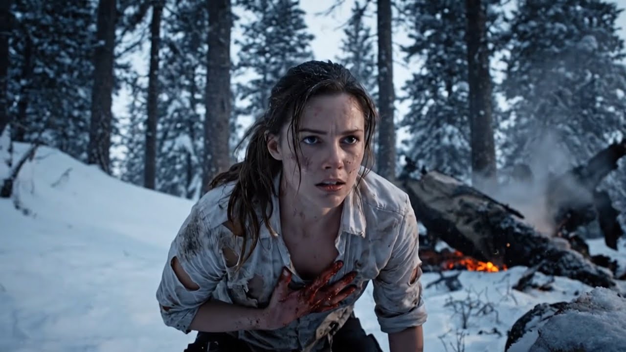 Survival in Frozen Wilderness | Elena vs White Wolf After Plane Crash &ndash; Survival Story