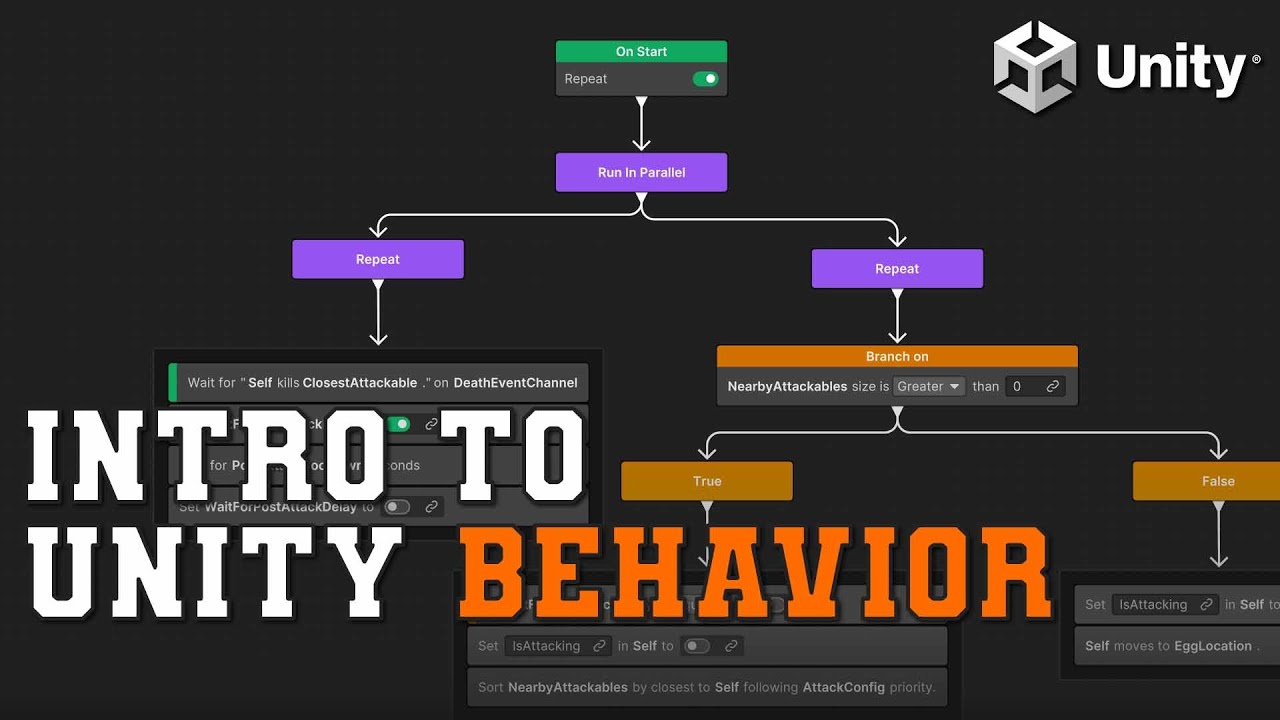 Введение в Unity Behavior | Учебное пособие по Unity