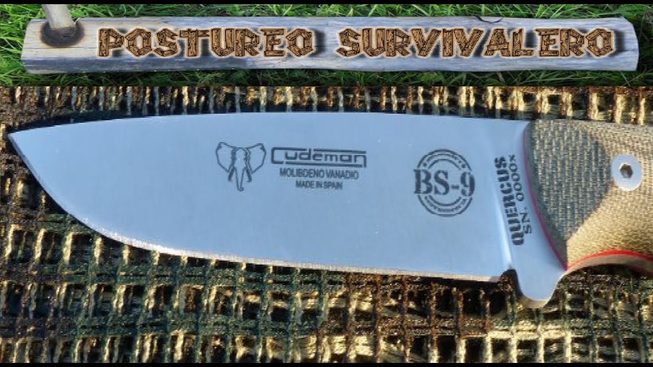 CUDEMAN BS-9 QUERCUS/EL MEJOR CUCHILLO DE BUSHCRAFT/SUPERVIVENCIA
