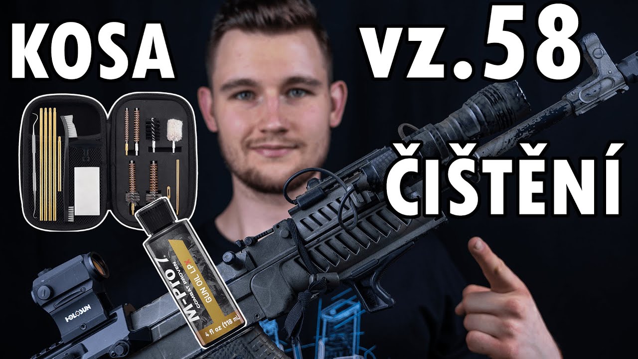JAK VYČISTIT PUŠKU Sa vz. 58 / CZ 858 | KOSA - ČIŠTĚNÍ