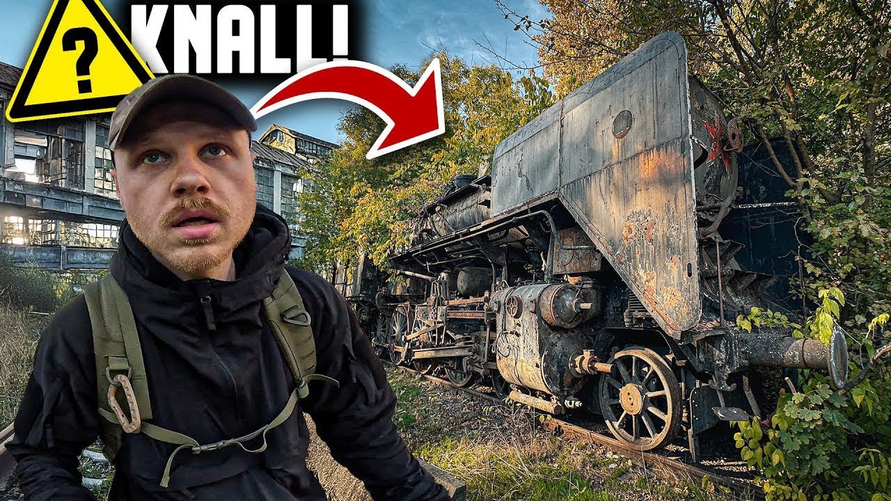 PLÖTZLICH KNALLT ES! GIGANTISCHE LOKOMOTIVEN AUF ZUGFRIEDHOF ENTDECKT! 🚂