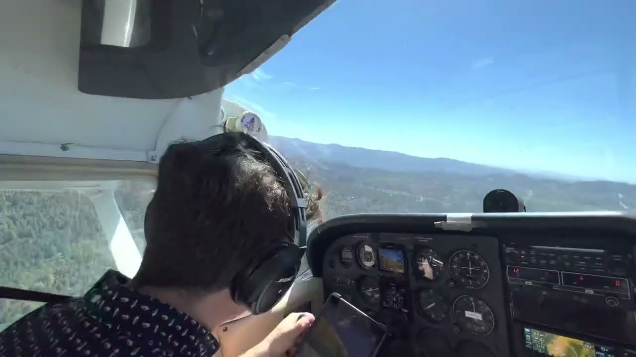 Landing at Angwin (2O3), CA in the Napa Valley area
