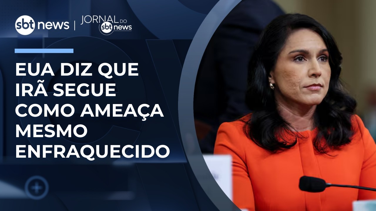 EUA dizem que Irã segue como ameaça mesmo enfraquecido após ataques | #JornaldoSBTNews