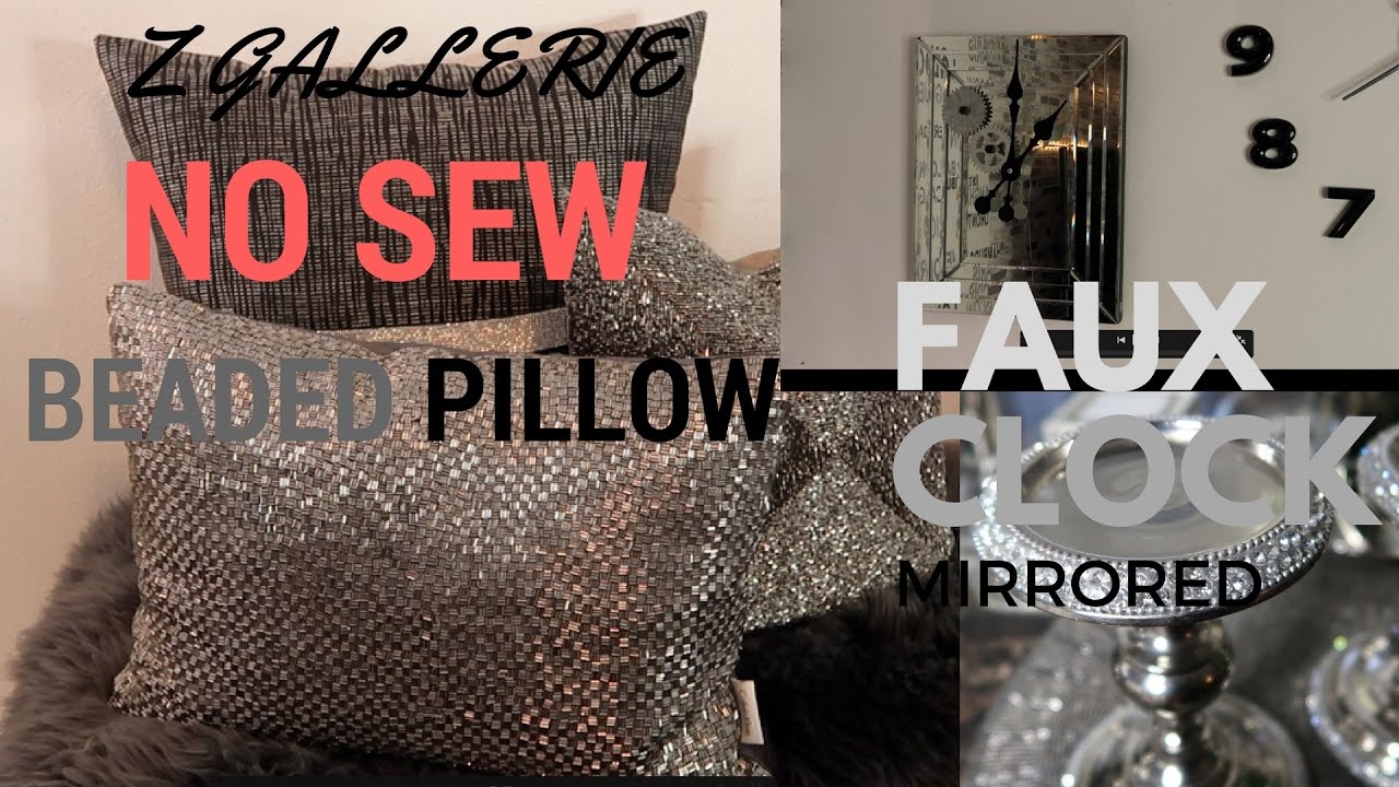DIY NO SEW! ZGallerie Beaded