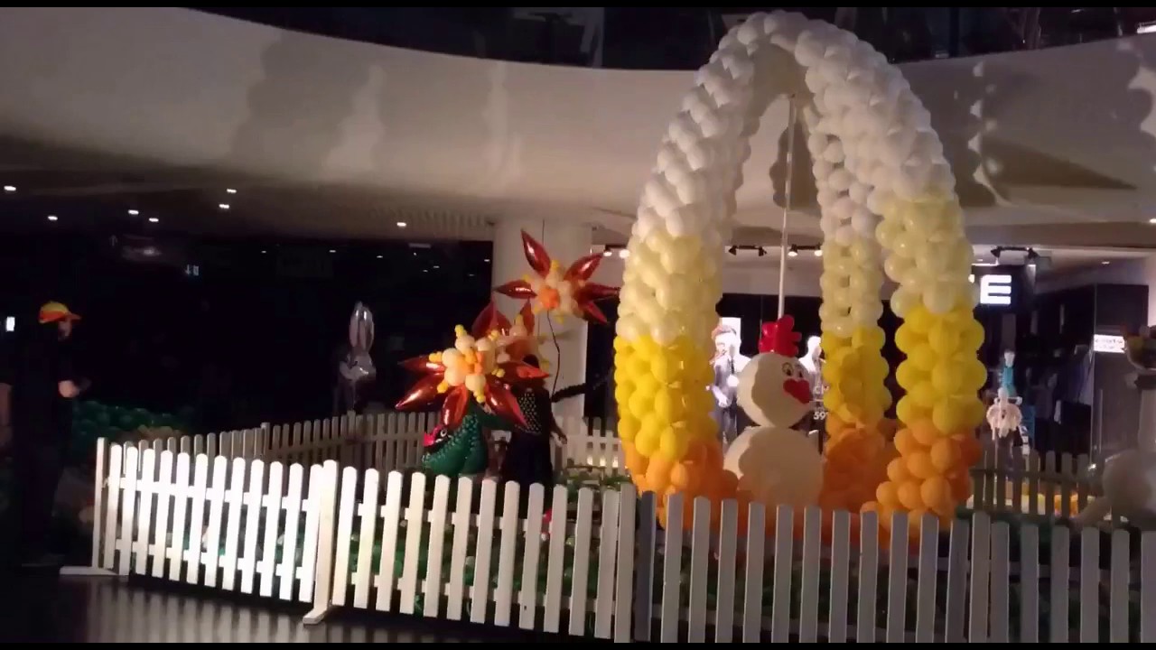 Ballonhaus ch Osterdekoration 2017