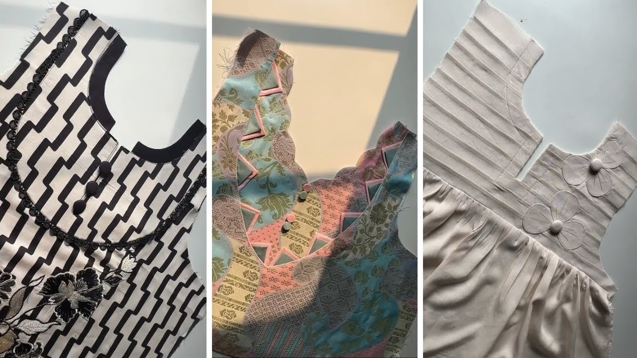 Simple Outfit Ko Banao Designer – In 10 Unique Neck Designs tutorials ke Saath!